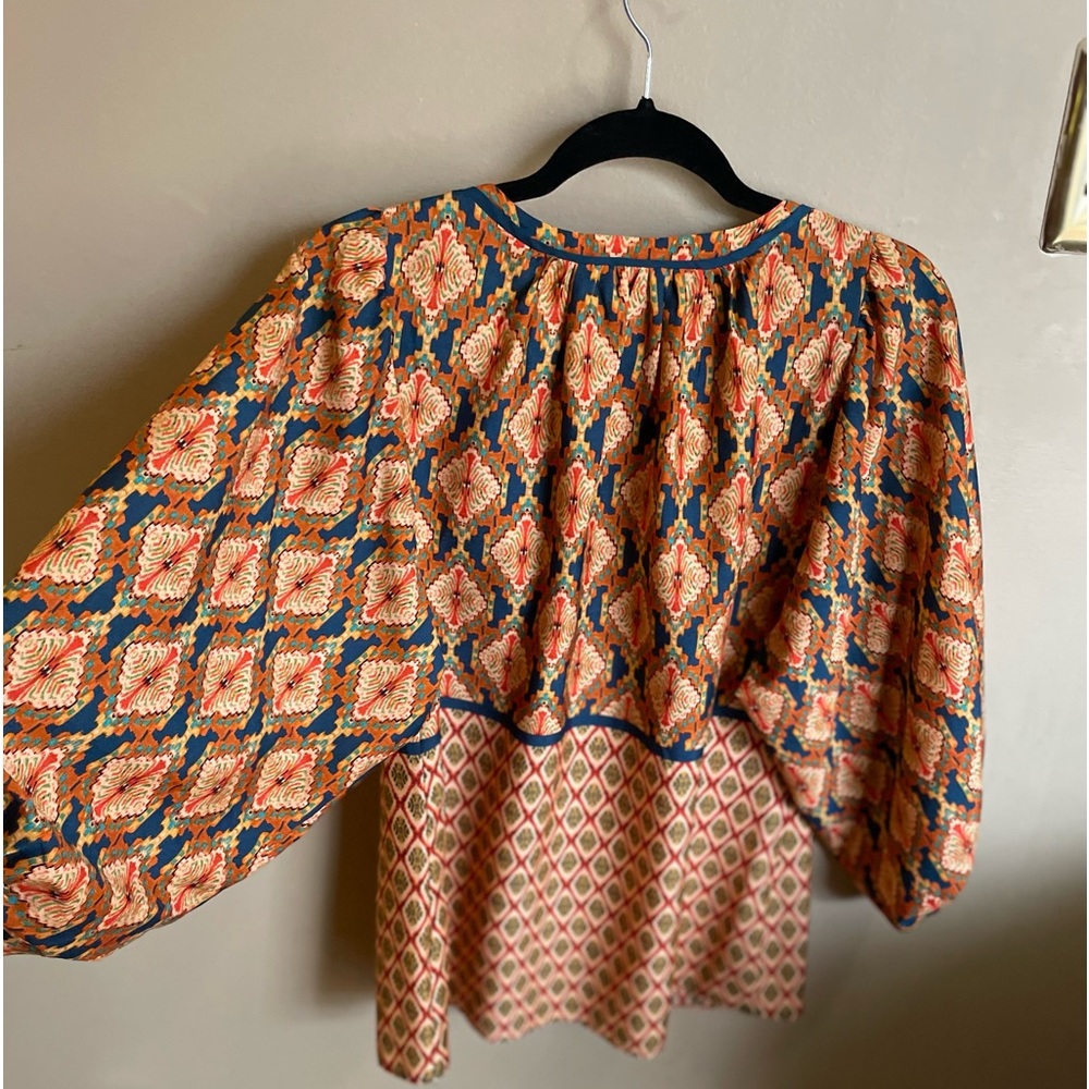 Colorful, flowy Boho top! - Picture 3 of 4